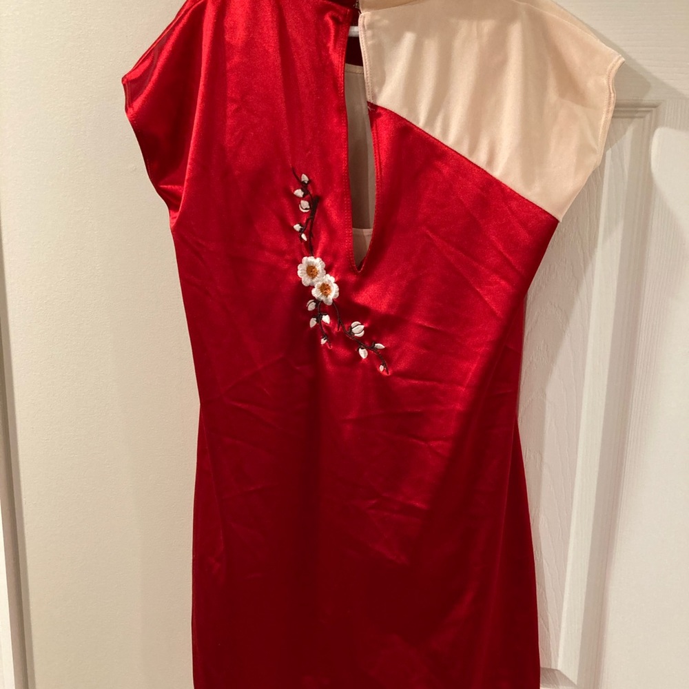 Asian-inspired dance/twirl costume